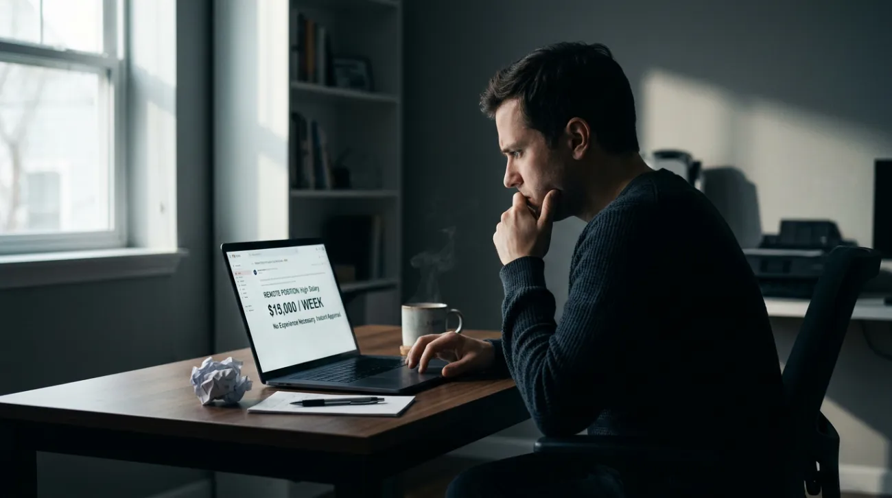Red Flag Two: Pay That Seems Too Good to Be True for Remote Jobs